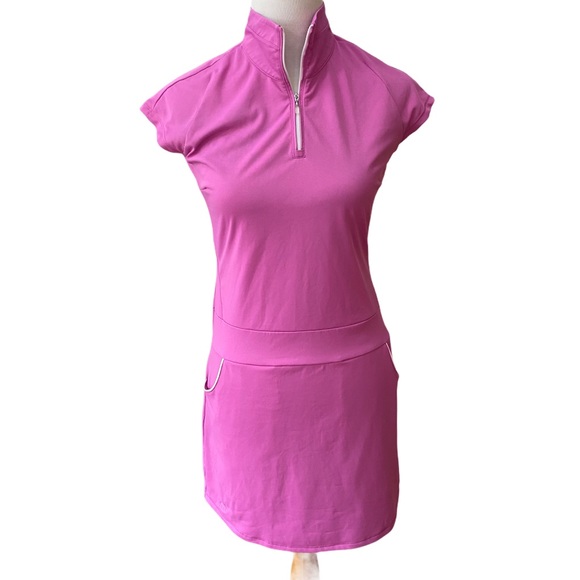 Adidas pink golf dress Clearance